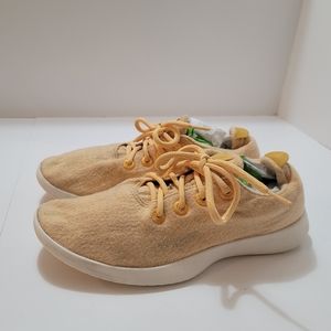 AllBirds Yellow Tuke Honey Wool Runners